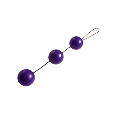 Geisha Triple Trainer Ben Wa Balls Purple