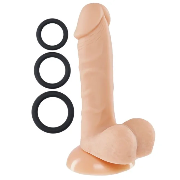 Cloud 9 Pro Sensual Premium Silicone 6 Inch Suction Cup Dildo - Vanilla