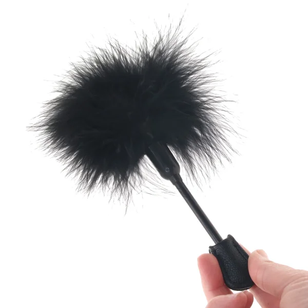 In A Bag Black Feather Tickler By Doc Johnson