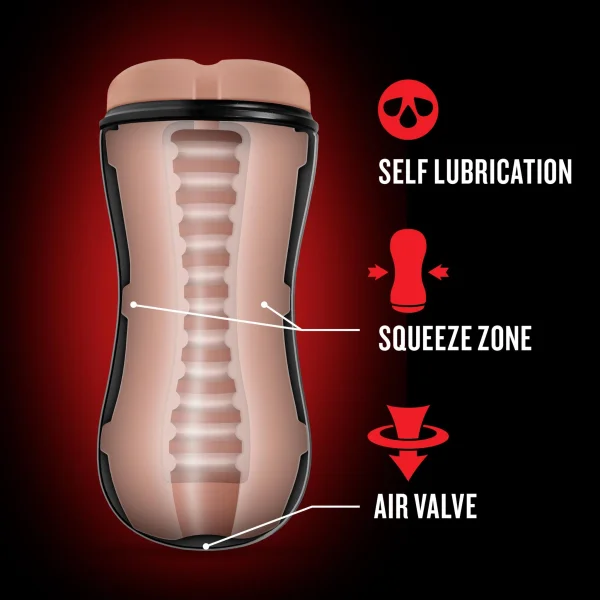 Loverboy - Bad Boy Next Door - Self Lubricating  Stroker - Beige