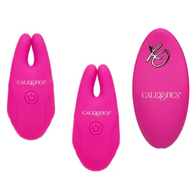 CalExotics Remote Controlled Silicone Nipple Clamps