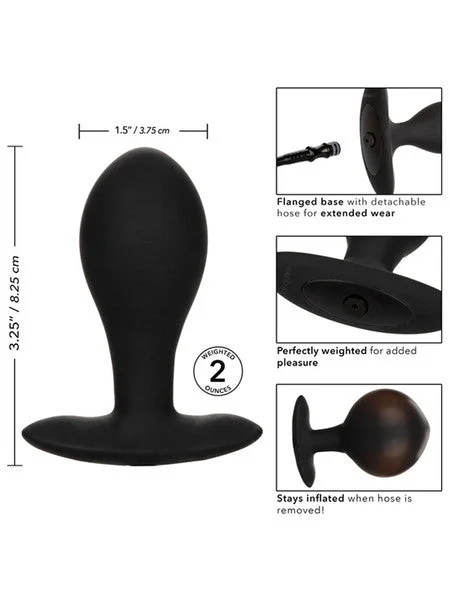 Weighted Silicone Inflatable Plug, Large