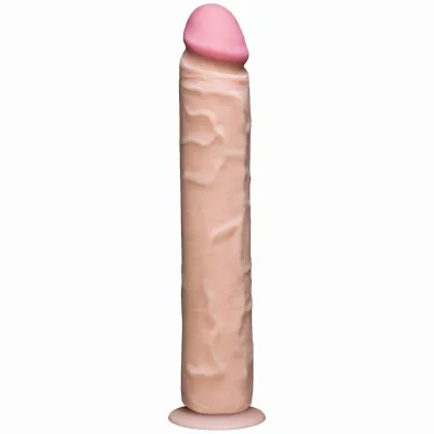 Realistic Cock Ultraskyn UR3 12 inch with out Balls White
