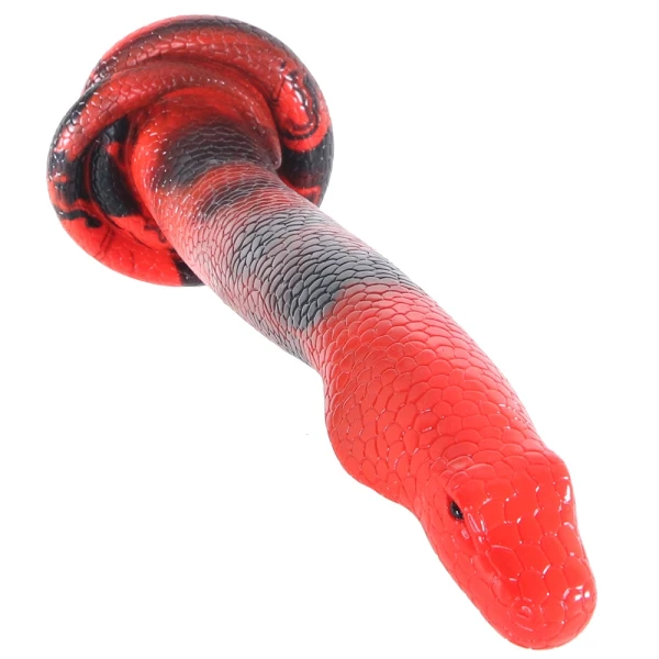 King Cobra X-Large 18" Long Silicone Suction Cup Dildo By Creature Cocks