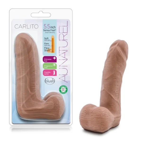 Blush Au Naturel Latin Carlito 5.5" Dildo
