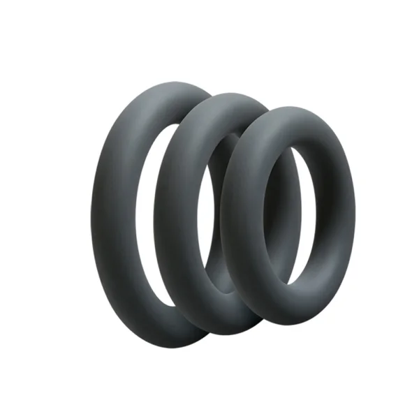 Doc Johnson Optimale 3 C-Ring Set Thick - Slate