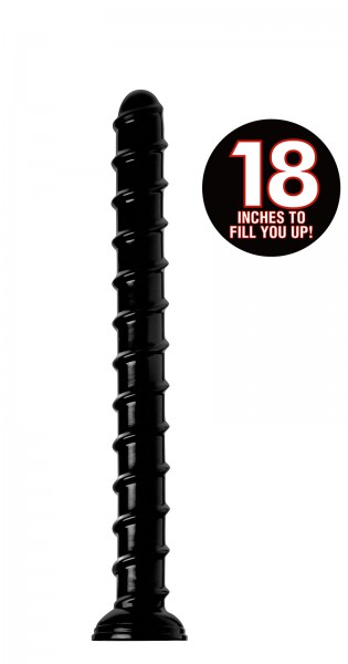 18" Swirl 2" Thick Anal Snake
