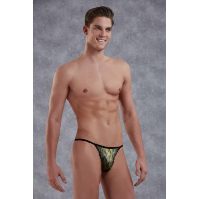 Reptile Print Men s Thong Large