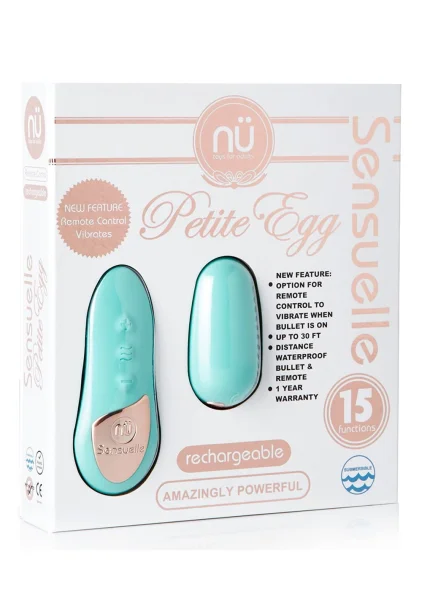 Nu Sensuelle 15-Function Remote Control Petite Egg