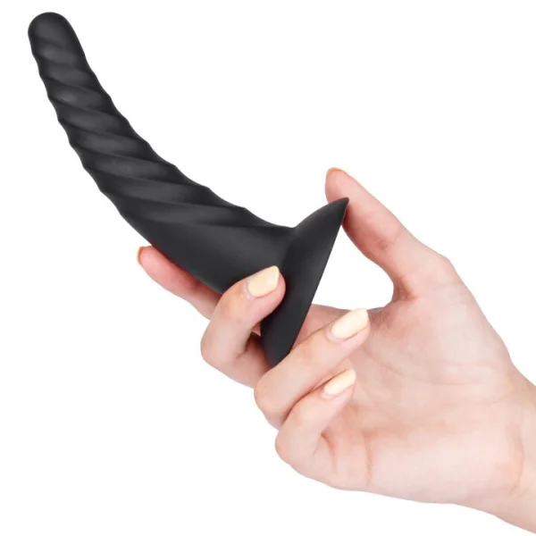 Bondara Pleasure Pointer Ribbed Suction Dildo - 5 Inch — image 5 of 5
