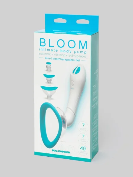 Doc Johnson Bloom Intimate Body Pump 4-in-1 Interchangeable Set