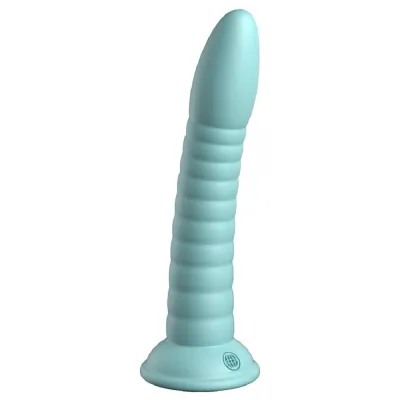 Dillio Platinum Wild Thing Silicone Dildo 7 In Teal