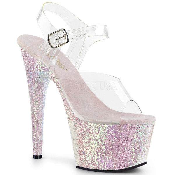7 inches Heel, 2 3/4 inches PF Ankle Strap Sanda — image 5 of 8