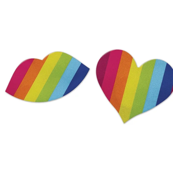 Rainbow Nipple Pasties - 2 Pairs