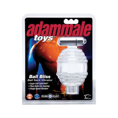 Adam Male Toys Ball Bliss Ball Sack Vibrator Clear