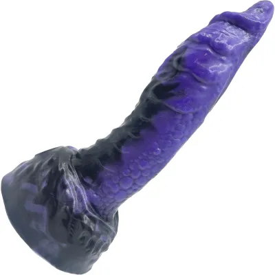 BIG Daddy Drake The Dragon Large 7 5 Platinum Silicone Fantasy Dildo By Dee s Big Daddies Indigo