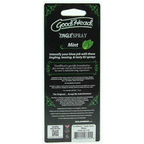 Goodhead - Tingle Spray - Mint - 1 Fl. Oz.