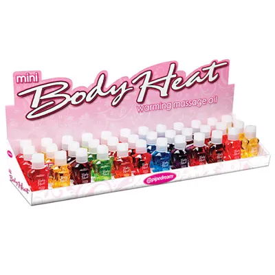 Pipe Dreams Body Heat Warming Massage Lotion Assorted 1 25 oz 37ml Bottles