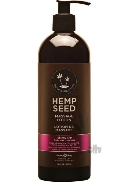 Hemp Massage Lotion Skinny Dip 16oz