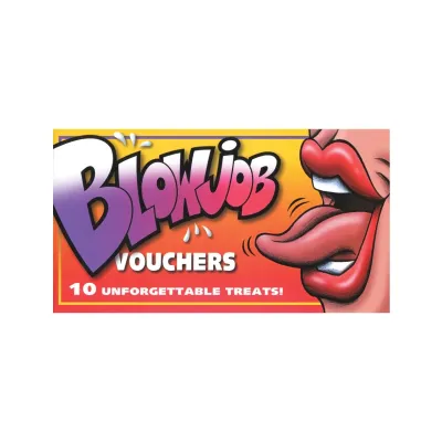 Blowjob Vouchers Book of 10