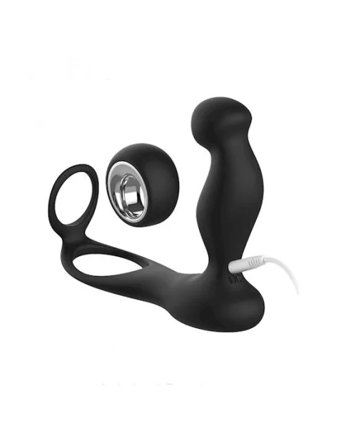 Abate Prostate Massager - Black - 4.7 Inch