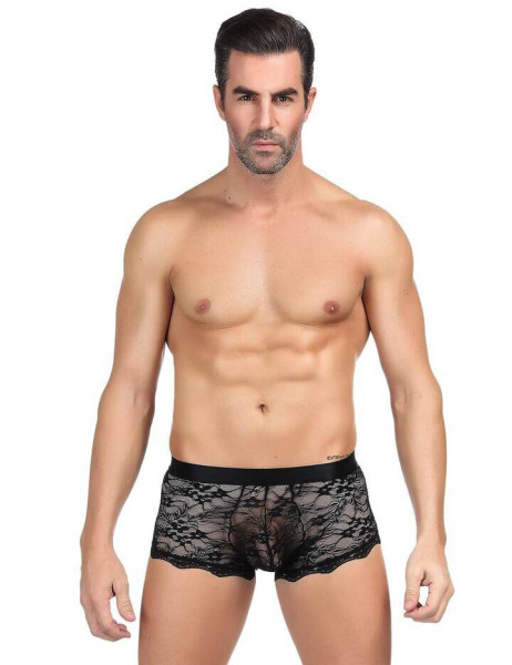 Bondara Man Black Lace Corset Boxer Briefs — image 2 of 3