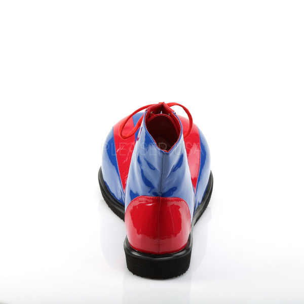 CLOWN-05 - Adult Red-Blue Pat Bump Toe Clown Shoe — image 4 of 4