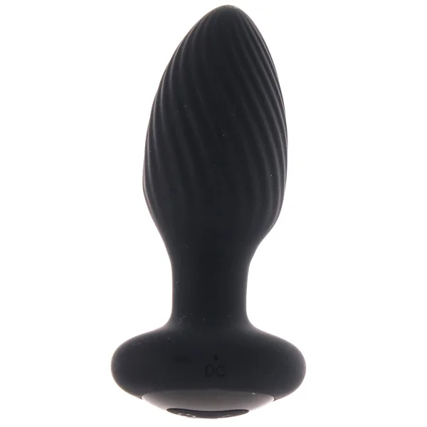 Nexus Tornado Rotating & Vibrating Rechargeable Silicone Butt Plug With Remote