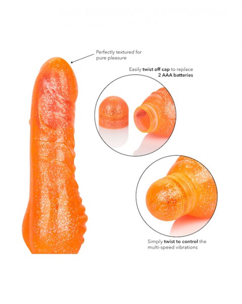 Sparkle Shimmer Stud - Orange