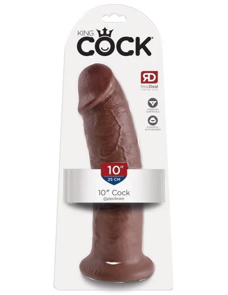 King Cock - 10 Inch Cock Brown