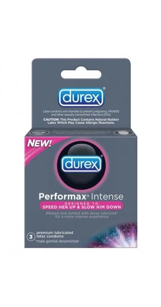 Durex performance intense condom - box of 3