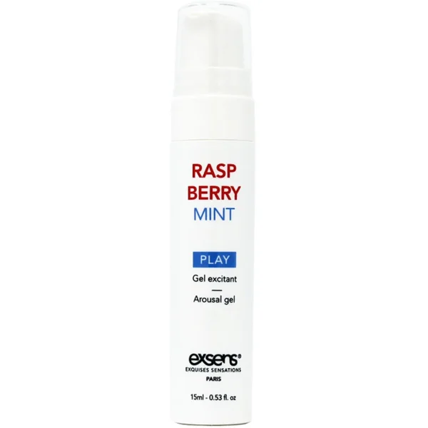 Raspberry Mint Cooling Arousal Gel by Exsens .53 fl. oz.