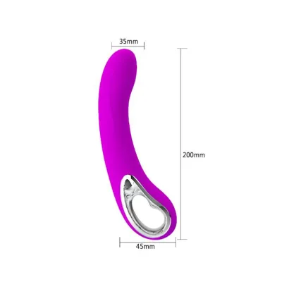 Elmer G spot Vibrator Purple 7 Inch