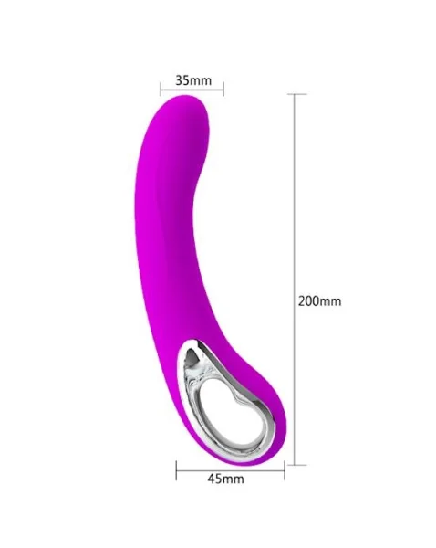 Elmer G-spot Vibrator - Purple - 7 Inch