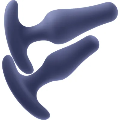 Goodful Wellness Wave Silicone Anal Plug Set