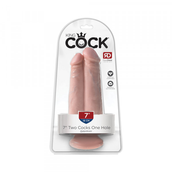 King Cock 7in Two Cocks One Hole