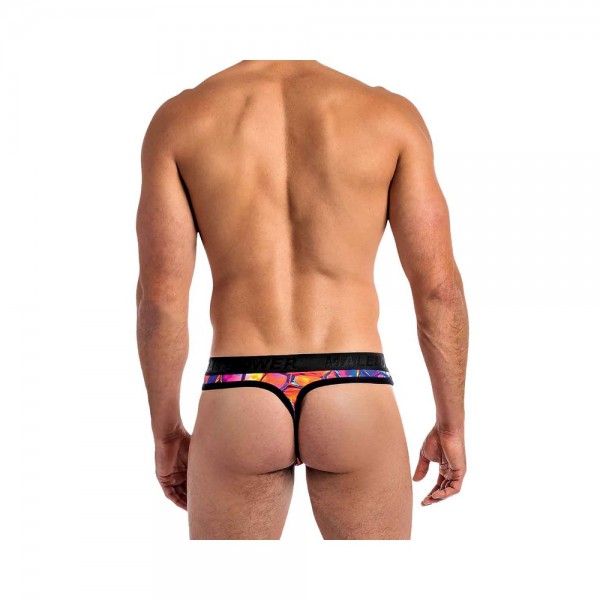 Male Power Kaleidoscope Crossover Thong Print S/m