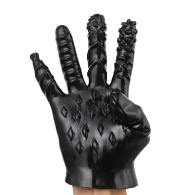 Bondara Five Finger Bang Silicone Textured Fuck Glove
