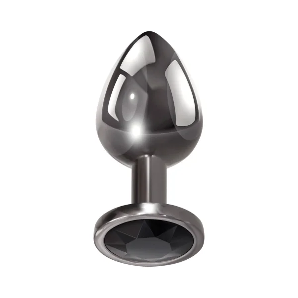 Black Gem Anal Plug - Medium