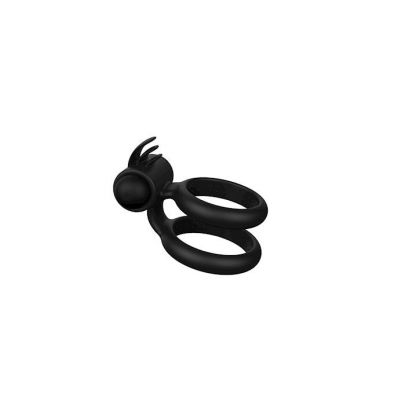 Vibrating Cock And Ball Ring Black