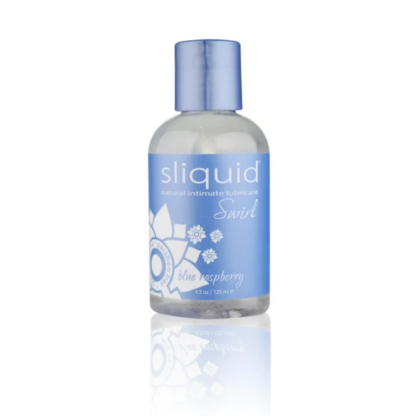 Sliquid Swirl Naturals Blue Raspberry - Flavored Lube | 2oz