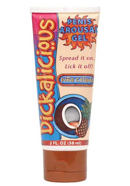 Dickalicious Penis Arousal Gel 2 oz Pina Colada