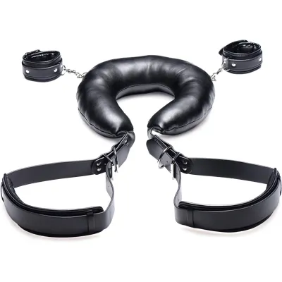 Strict Adjustable Position Strap Set with Wrist Cuffs Black