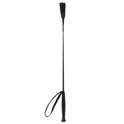 26 Inch Basic Riding Crop Black Leather