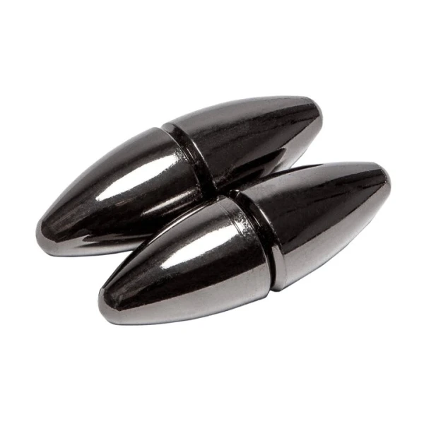 Torment Pressure Point Magnetic Metal Bullet Nipple Clamps