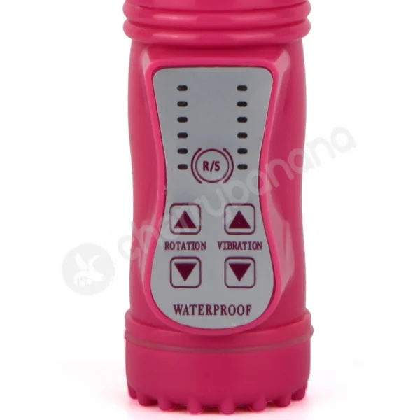 Cherry Banana Butterfly Lover Thrusting 42 Function Pink Vibrator