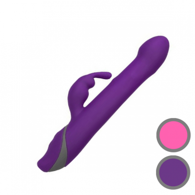Commotion Rhumba Rotating Beads Silicone Rabbit Vibrator