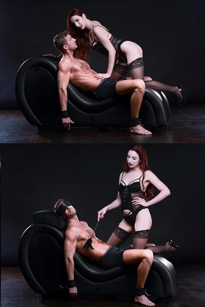 Master Series Kinky Couch - Sex Chaise Lounge with Love Pillows