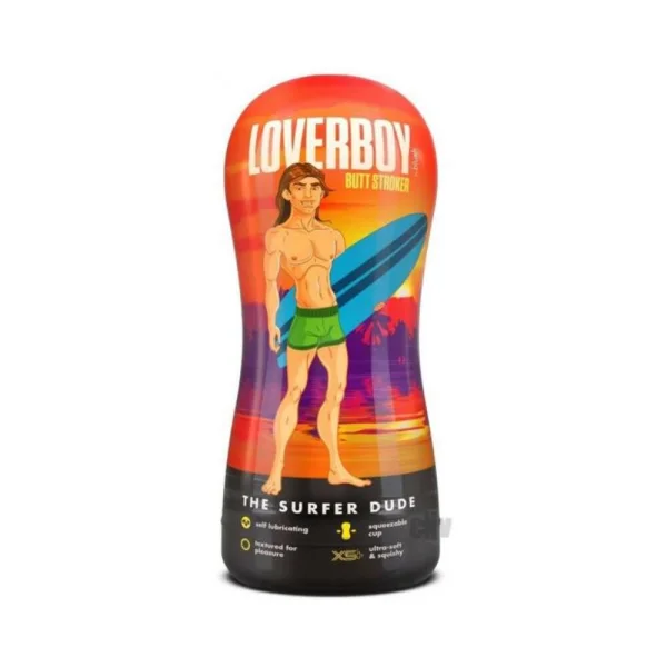 Anal Masturbators: Loverboy The Surfer Dude Self-lubricating Anal Stroker Beige