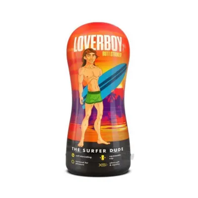Anal Masturbators Loverboy The Surfer Dude Self lubricating Anal Stroker Beige